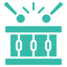 Simple drum illustration